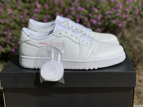 Pure original version_ Jordan 1 Low Golf Triple White 2022 pure white color_ the item number DD9315 101. full code shipment 36--46-a012eb20